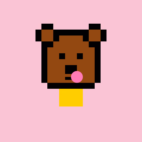 Pixel Bear #64563