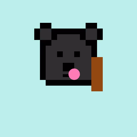 Pixel Bear #68488