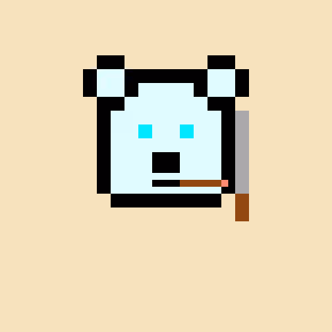 Pixel Bear #2132