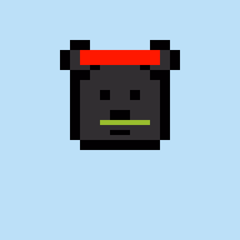 Pixel Bear #16873
