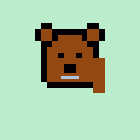 Pixel Bear #52066