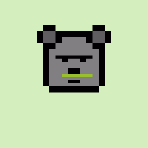 Pixel Bear #49615