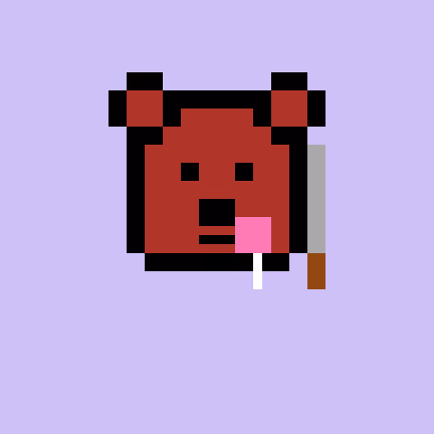 Pixel Bear #28909
