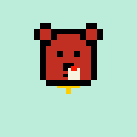 Pixel Bear #68210