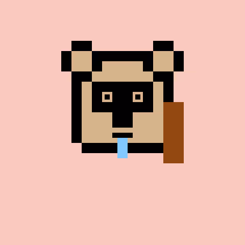 Pixel Bear #69381