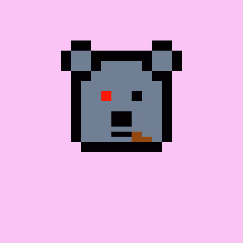 Pixel Bear #33640