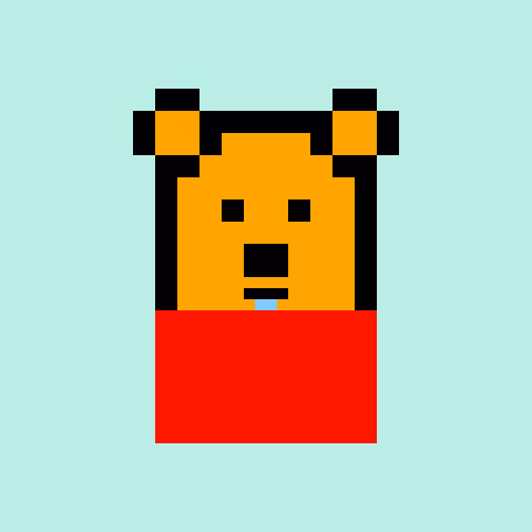 Pixel Bear #17869