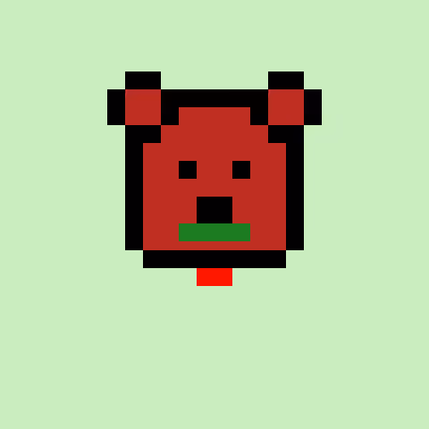 Pixel Bear #67202