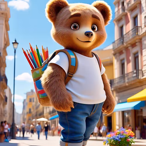 School Bear Cub