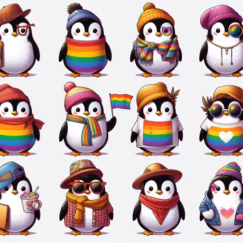 Prideful Penguins