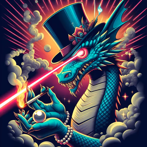 Laser Eye Dragon Perl