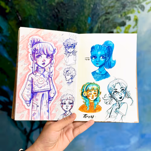 📒 Teresa Sketchbook Diary 02 #29