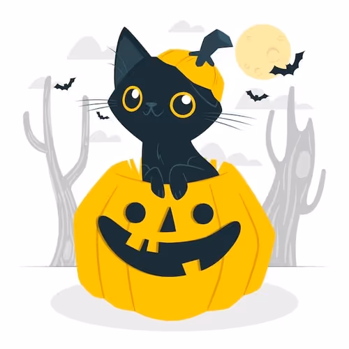 Happy Halloween Cats 0-Logo