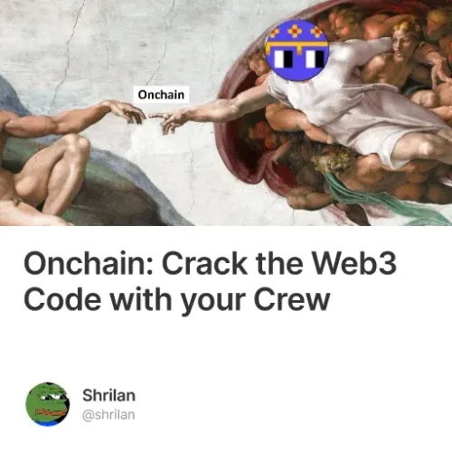 Onchain Crack The Web3 Code With Your Crew