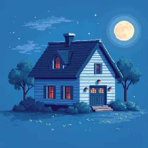Base Blue House