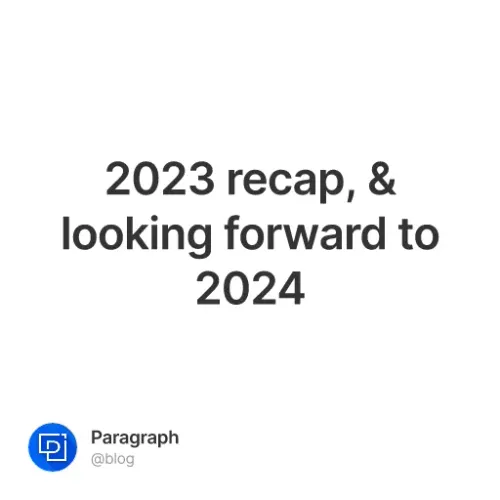 2023 recap, & looking forward to 2024 #19