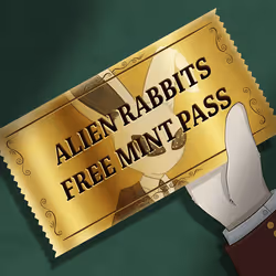 Alien Rabbits Mint Pass