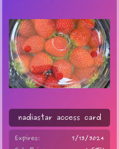 nadiastar club card