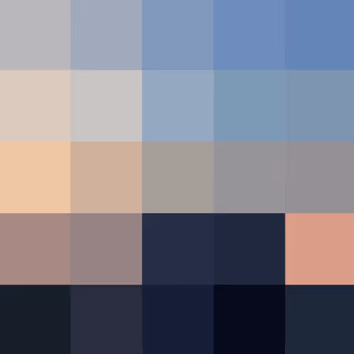 5 x 5 cathedral sunrise pixels