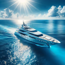 Yacht on a sunny day 2