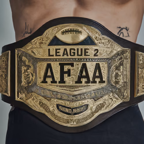 AFAA League 2 Heavyweight Championship Belt of the 1st Era #1