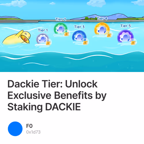 Dackie Tier Unlock Exclusive Benefits By Staking D