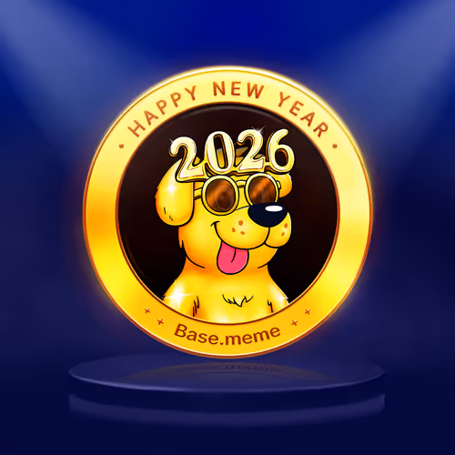 Base Meme 2026 Base New Year Badge