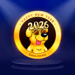 Base.meme 2026 · Base New Year Badge #65