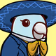 Birb NFT #1887 Mariachi Navy