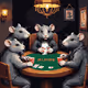 Rats playing Poker 2