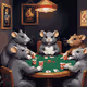 Rats playing Poker 1