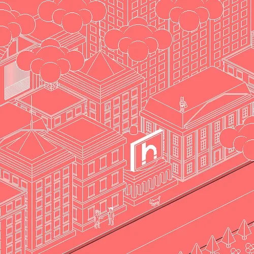 Isometric Pixel Hunt Town