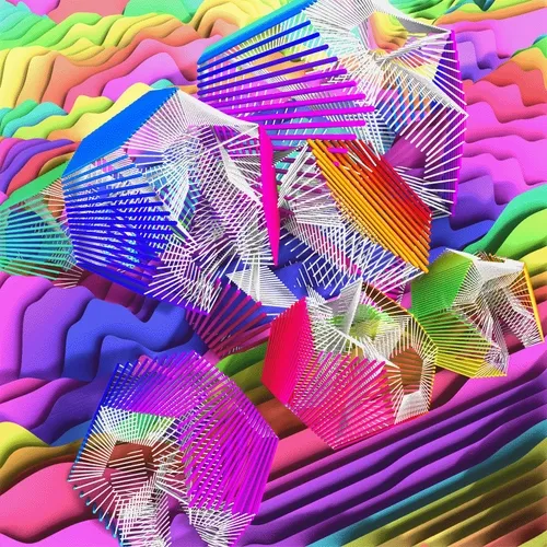 Dodecahedrons Relief #07