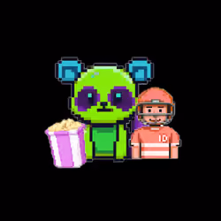 Pixel Squirrel Football #387