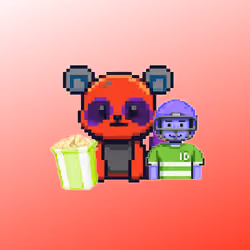 Pixel Squirrel Football #323