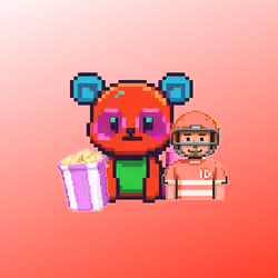 Pixel Squirrel Football #38
