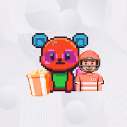 Pixel Squirrel Football #361