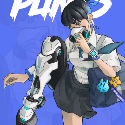 Neo Tokyo Punks Anime Poster Nft