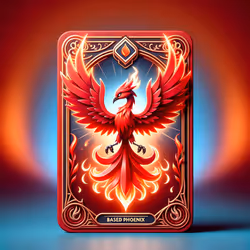 Based Phoenix Card - Red Edition