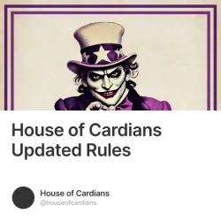 House of Cardians Updated Rules #1