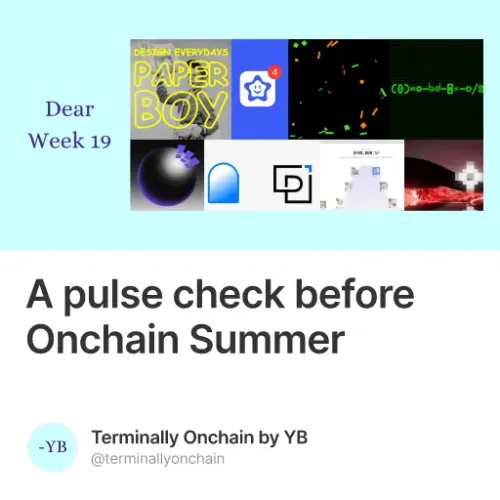 A pulse check before Onchain Summer #2