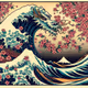 Sakura, Dragons, & Hokusai, Oh My! xoxo PiChi