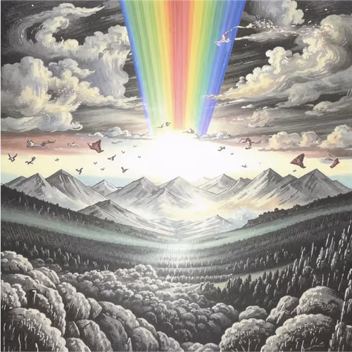 Rain, rainbow