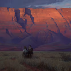Riders Under Vermilion Cliffs