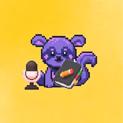 Pixel Squirrel Anchor #78