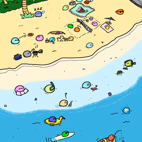 Beach Slime By Crezno