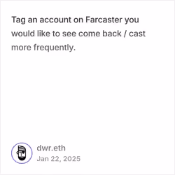 DWR Cast #4f498bab - Posted at 01/22/25 10:56 AM
