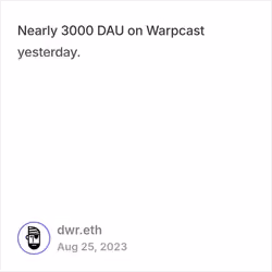DWR Cast #29018176 - Posted at 08/25/23 10:08 AM