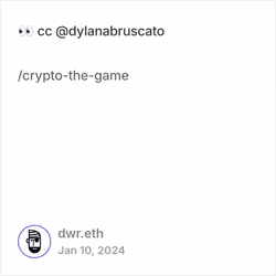 DWR Cast #ffb44c2a - Posted at 01/10/24 02:21 PM
