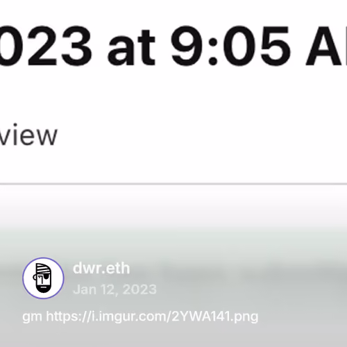 DWR Cast #ed9ab688 - Posted at 01/12/23 08:08 AM